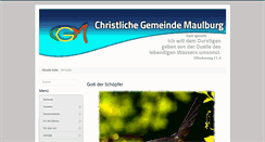 Desktop Screenshot of cg-maulburg.de